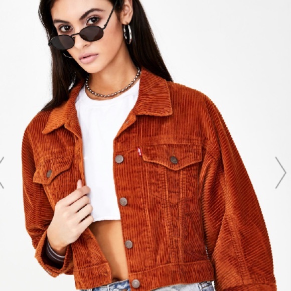 New Levis Corduroy Trucker Jacket 